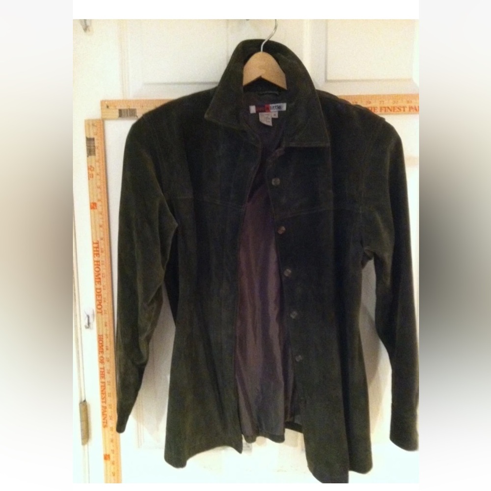 Women's Med Live A Little Suede
Leather Jacket